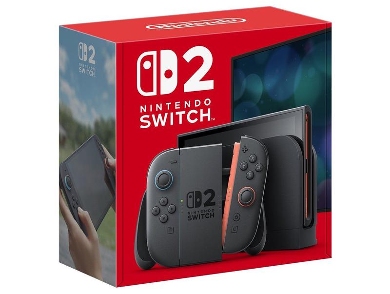 任天堂Switch　black Console Nintendo Switch 2 Portátil 256gb Tela 7,9